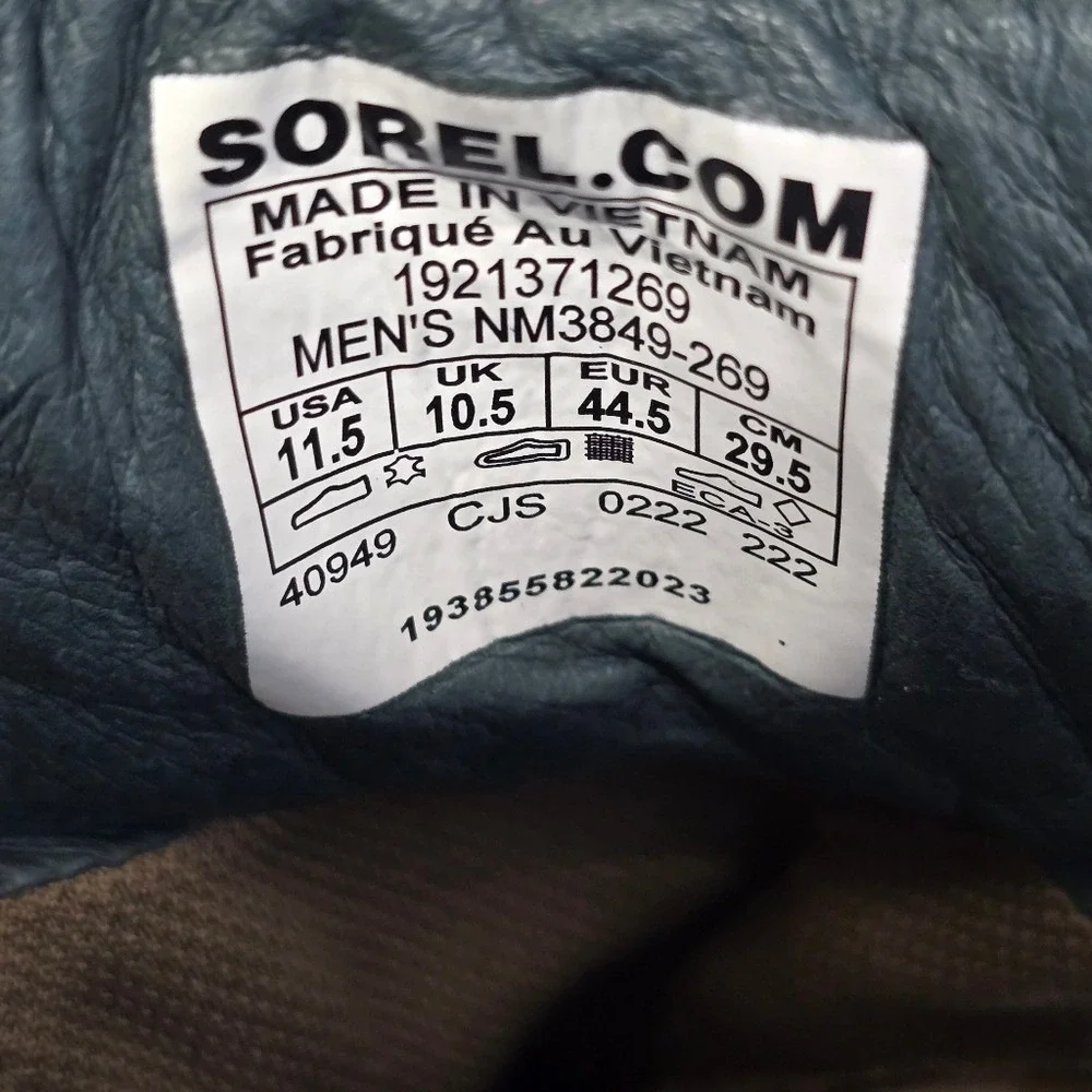 Sorel Madson ll Leather Hiker Boot Amputee Right Boot Only Men's Size 11.5